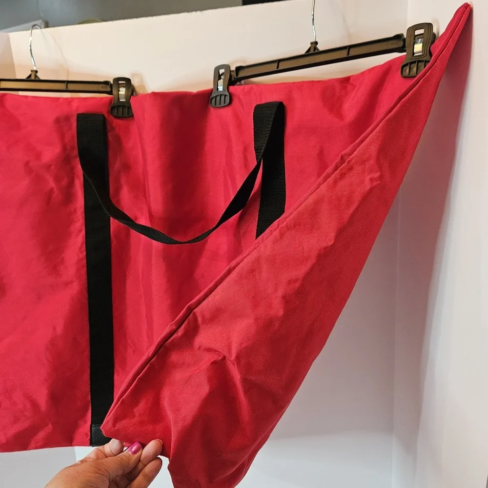VTG 90s Marlboro Adventure Team XL Red Draw String Duffle Travel Bag 36X23 Camp